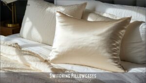 switching pillowcases