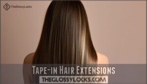 tape-in hair extensions