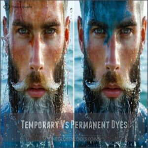 temporary vs permanent dyes