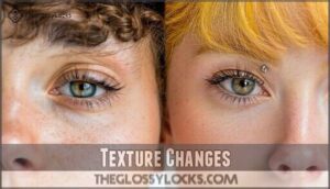 texture changes