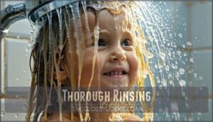 thorough rinsing