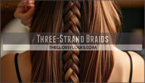 three-strand braids