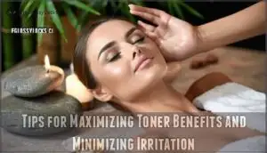 tips for maximizing toner benefits and minimizing irritation