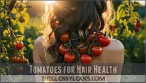 tomatoes for hair health