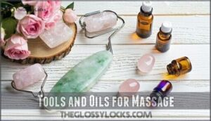 tools and oils for massage