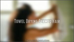towel drying permed hair