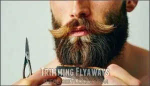 trimming flyaways