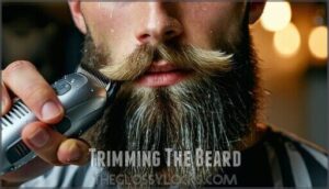 trimming the beard
