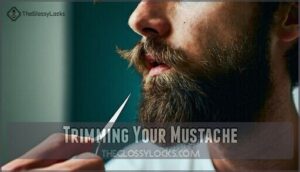 trimming your mustache