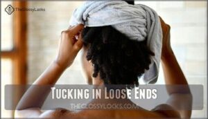 tucking in loose ends