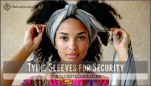 tying sleeves for security