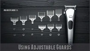 using adjustable guards