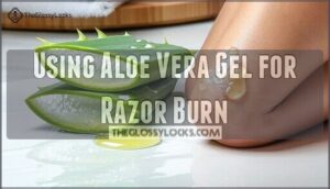 using aloe vera gel for razor burn