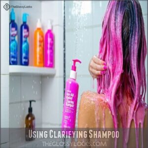 using clarifying shampoo