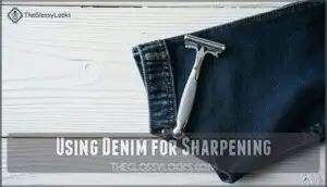 using denim for sharpening