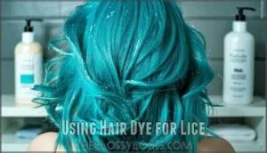 using hair dye for lice