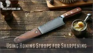 using honing strops for sharpening