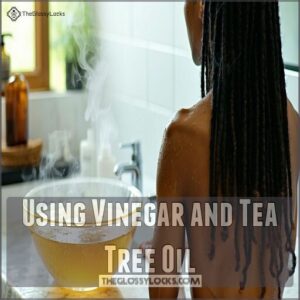 using vinegar and tea tree oil