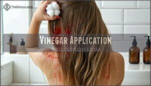 vinegar application