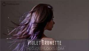 violet brunette