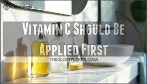 vitamin c should be applied first