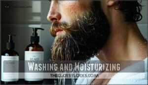 washing and moisturizing