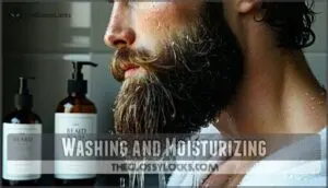 washing and moisturizing