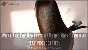 what are the benefits of using hair serum as heat protectant