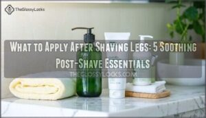 what to apply after shaving legs