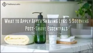 what to apply after shaving legs