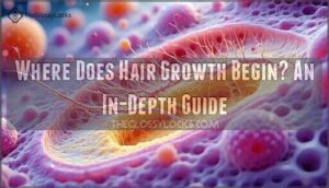 where does hair growth begin