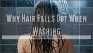why hair falls out when washing