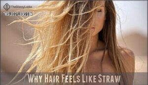 why hair feels like straw