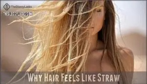 why hair feels like straw