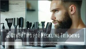 5. other tips for neckline trimming