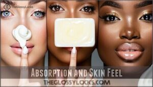 absorption and skin feel
