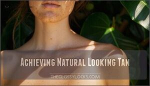 achieving natural looking tan