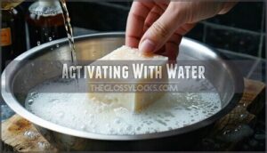 activating with water