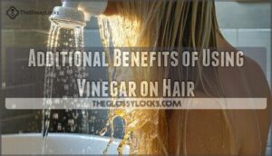 additional benefits of using vinegar on hair