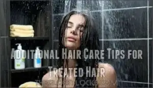 additional hair care tips for treated hair