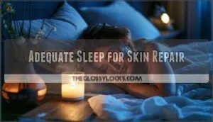 adequate sleep for skin repair