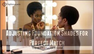 adjusting foundation shades for perfect match