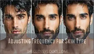 adjusting frequency for skin type adjusting frequency for skin type