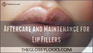 aftercare and maintenance for lip fillers