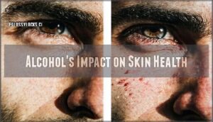 alcohol's impact on skin health