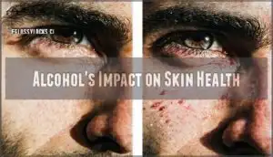alcohol's impact on skin health