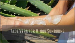 aloe vera for minor sunburns