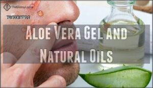 aloe vera gel and natural oils