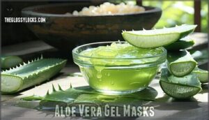 aloe vera gel masks