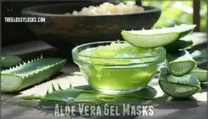 aloe vera gel masks